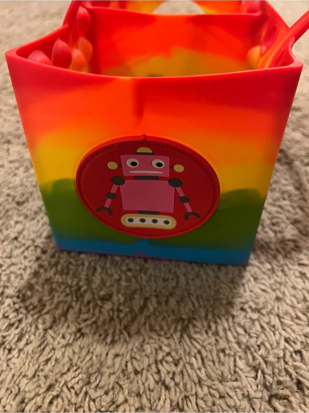 Tonies Carrying Case Rainbow Pop It Storage Bag Organizer for Toniebox
